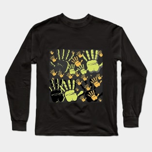 Hands All Over Me Mugs, Totes, Notebooks Long Sleeve T-Shirt